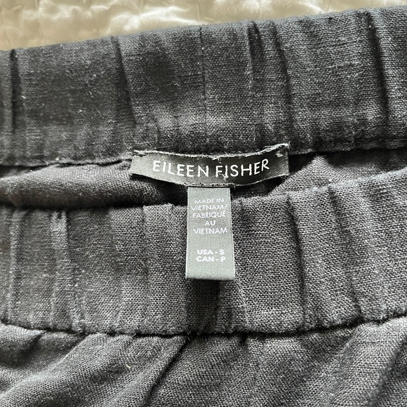 Eileen Fisher Linen Tapered Pant - Picture 2 of 4